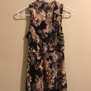 Dark floral dress